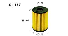 MOTRAM OL177 - FILTROACEITE-HYUNDAI = HU7001X