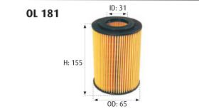 MOTRAM OL181 - FILTRO ACEITE = HU722X