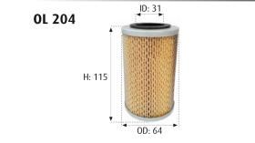 MOTRAM OL204 - FILTROACEITE-MERCEDES200/220 = HU718/1K