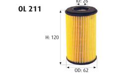 MOTRAM OL211 - FILTROACEITE-HYUNDAI = HU712/10X