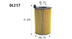 MOTRAM OL217 - FILTRO ACEITE = HU8001X