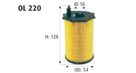 MOTRAM OL220 - FILTRO ACEITE = HU6004X