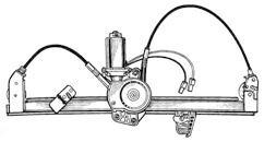 Doga 101669 - FORD MONDEO (11/00>4/07)TR/DCHO - ELECTRICO SOLO MECANISMO