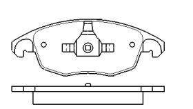MOTRAM PF704 - P.FRENO 155.2*64.7*57.7MM C LA