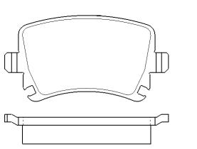 MOTRAM PF713 - P.FRENO DEL.169.2*61.5*19.2MM