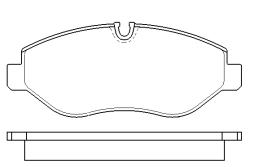 MOTRAM PF716 - P.FRENO DEL.163.1*67.1*20.8MM