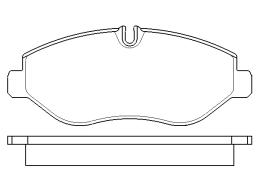 MOTRAM PF718 - P.FRENO DEL.163.1*67.1*20MM