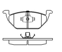 MOTRAM PF719 - P.FRENO DEL.146*54.7*19.3MM