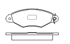 MOTRAM PF722 - P.FRENO DEL.123*53.3*17.8MM