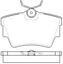 MOTRAM PF741 - P.FRENO DEL. 131.2*62.1*18.8MM