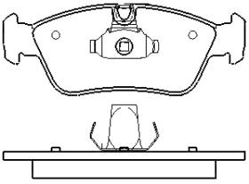 MOTRAM PF752 - P.FRENO DEL. 136.8*59.5*18.3MM