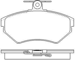MOTRAM PF760 - P.FRENO DEL. 119*69.5*16MM