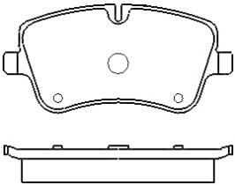 MOTRAM PF768 - P.FRENO TRAS. 105.5*38.2*14MM