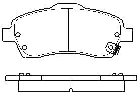 MOTRAM PF769 - P.FRENO DEL. 131.1*69.8*19.5MM