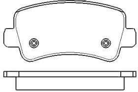 MOTRAM PF772 - P.FRENO TRAS. 87*52.9*16MM