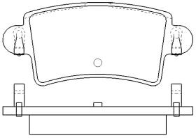 MOTRAM PF774 - ççFRENO DEL. 131.5*59.6*19MM