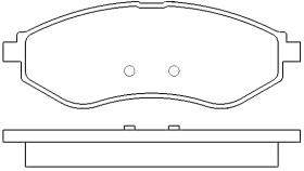 MOTRAM PF779 - P.FRENO DEL.137*51 4*18 8MM