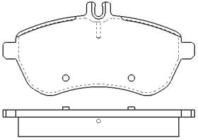 MOTRAM PF780 - P.FRENO DEL. 133 2*49*17 8MM