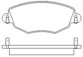 MOTRAM PF785 - P.FRENO DEL. 149*60 5*18MM