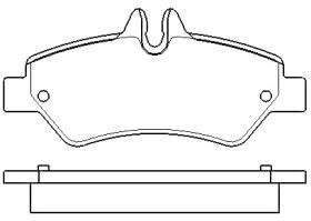 MOTRAM PF789 - P.FRENO DEL. 129 9*56.75*19MM