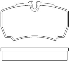 MOTRAM PF793 - P.FRENO DEL. 156 5*64 9*20 5MM