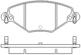 MOTRAM PF796 - P.FRENO DEL. 148 9*59*17 5MM