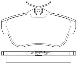 MOTRAM PF800 - P.FRENO DEL. 165*62*20 8MM