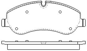 MOTRAM PF801 - P.FRENO TRAS.113 4*58 2*16 6MM