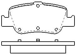 MOTRAM PF816 - P.FRENO DEL. 114 9*55 4*17MM