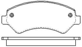 MOTRAM PF819 - P.FRENO TRAS. 123 1*52*16 6MM