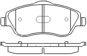 MOTRAM PF840 - P.FRENO DEL.131 6*55 5*16 8MM