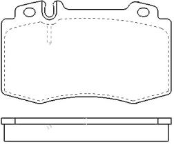 MOTRAM PF842 - P.FRENO DEL. 117 8*71 5*16 8MM