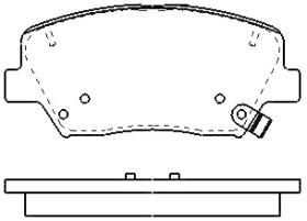 MOTRAM PF846 - P.FRENO DEL. 132 8*60*17 7MM