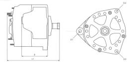 · 2BO0105RES - ALTERNADOR T/BOSCH 12V - 95A NUEVO