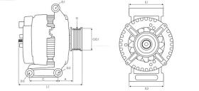 · 2BO0867REP - ALTERNADOR T/BOSCH 12V - 120A NUEVO