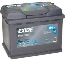 EXIDE EA640 - BATERIA PREMIUM 64AH 640EN +D