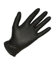 MUNDO GUANTE 7580XL - GUANTE DIAMANTADO NEGRO 7 MICRAS 50 UDS TALLA XL